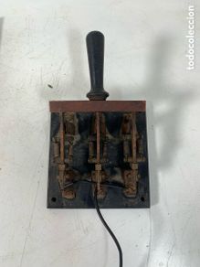 Antiguidades: 01_ INTERRUPTOR ELÉCTRICO
